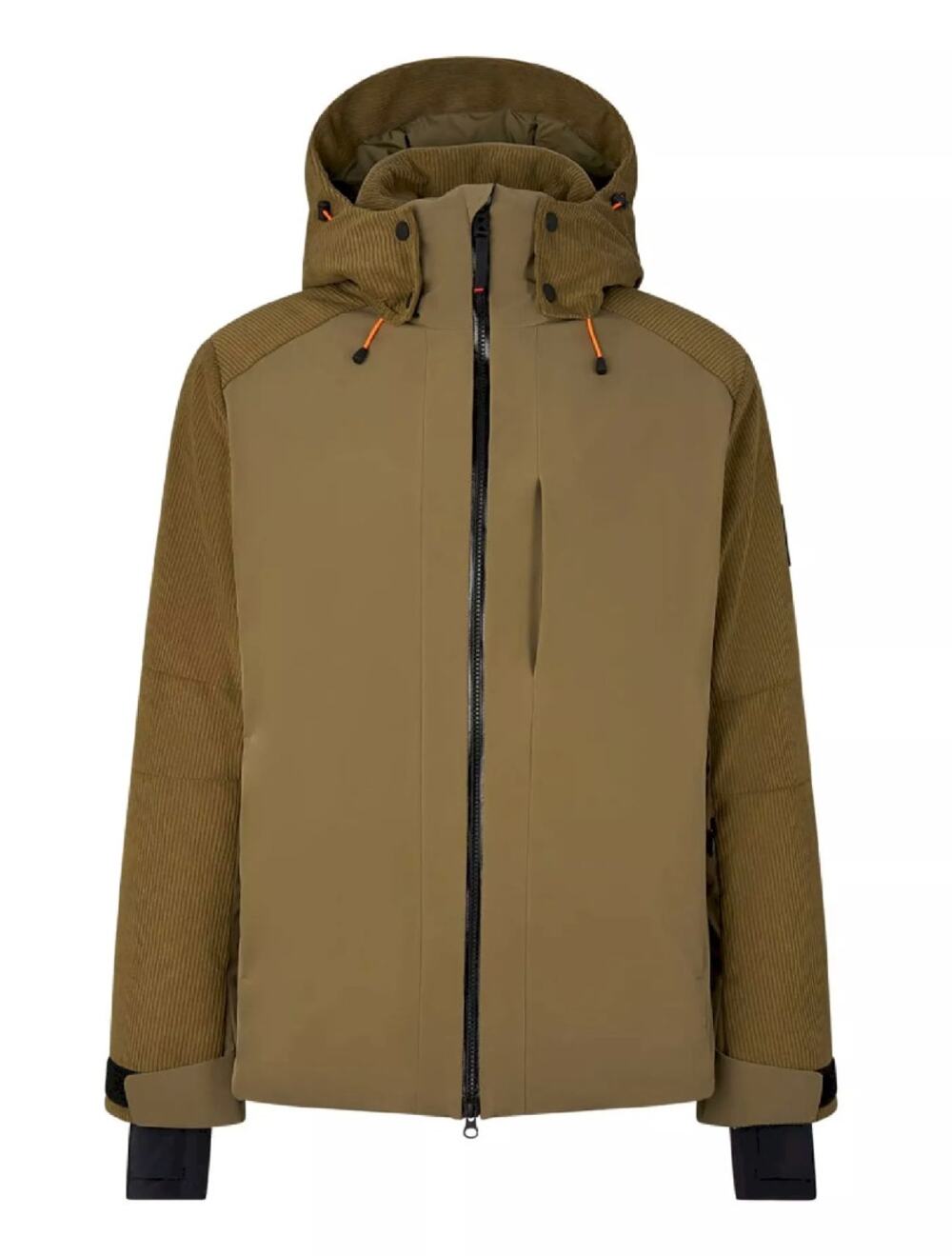 Bogner Fire + Ice Hardo Corduroy Ski Jacket Clay Tan size Large EU 50 Hood Snow